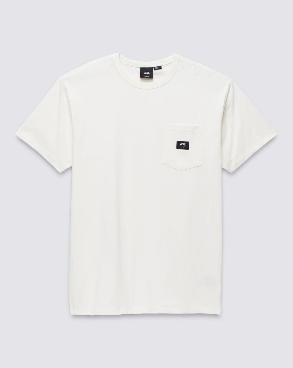 t-shirt uomo vans vn000g3y - off the wall ii pocket fs81 marshmallow