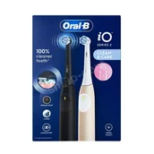 Szczoteczki elektryczne - Oral-B iO 2 DUO Night Black/Calm Pink - miniaturka - grafika 1