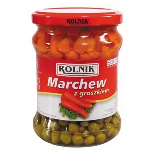 Rolnik Marchew z groszkiem 500 ml - Mieszanki warzywne, sałatki - miniaturka - grafika 1