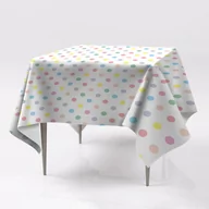 Obrusy i serwetki - Do ogrodu różne kolory obrus Kropki kolorowe eco, Fabricsy - miniaturka - grafika 1