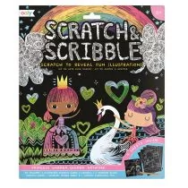 Scratch Zdrapywanki Scribble Ogród Księżniczki - Zabawki kreatywne - miniaturka - grafika 1