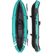 Kajaki - Bestway 65118 kajak sportowy 1 os. Czarny, Turkusowy Nylon, Polichlorek winylu (PVC) Nadmuchiwany kajak - miniaturka - grafika 1