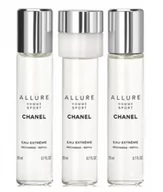 Zestawy perfum męskich - Chanel Allure Homme Sport Eau Extreme, zestaw kosmetyków, 3 szt. - miniaturka - grafika 1