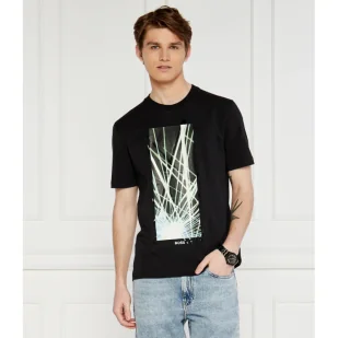 BOSS GREEN T-shirt Tee 6 | Regular Fit | stretch - Koszulki męskie - miniaturka - grafika 1