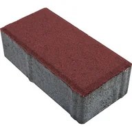 Kostki brukowe i krawężniki - Kostka brukowa prostokąt gładki 4 x 10 x 20 cm czerwony POLBRUK - miniaturka - grafika 1