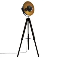 Lampy stojące - Lampa Industrialna Podłogowa Trójnóg Loft Czarna - miniaturka - grafika 1