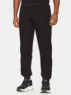 Spodnie sportowe męskie - EA7 Emporio Armani Spodnie dresowe 7M000144 AF13538 UC001 Czarny Regular Fit - miniaturka - grafika 1