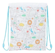 Plecaki - Safta PREESCOLAR ZOO Plecak z płaskim workiem, plecak dla dzieci w różnym wieku, wygodny i wszechstronny, jakość i wytrzymałość, 26 x 34 cm, beż, M, Casual - miniaturka - grafika 1