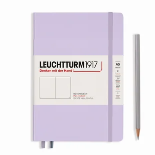 Notatnik Leuchtturm1917 Medium A5, Gładki, Lilac - Notesy i bloczki - miniaturka - grafika 1