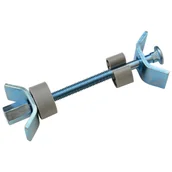 Zawiasy, okucia i inne akcesoria - Złącze śrubowe do blatu L-100 mm ocynk 2 szt. + zawieszka - miniaturka - grafika 1