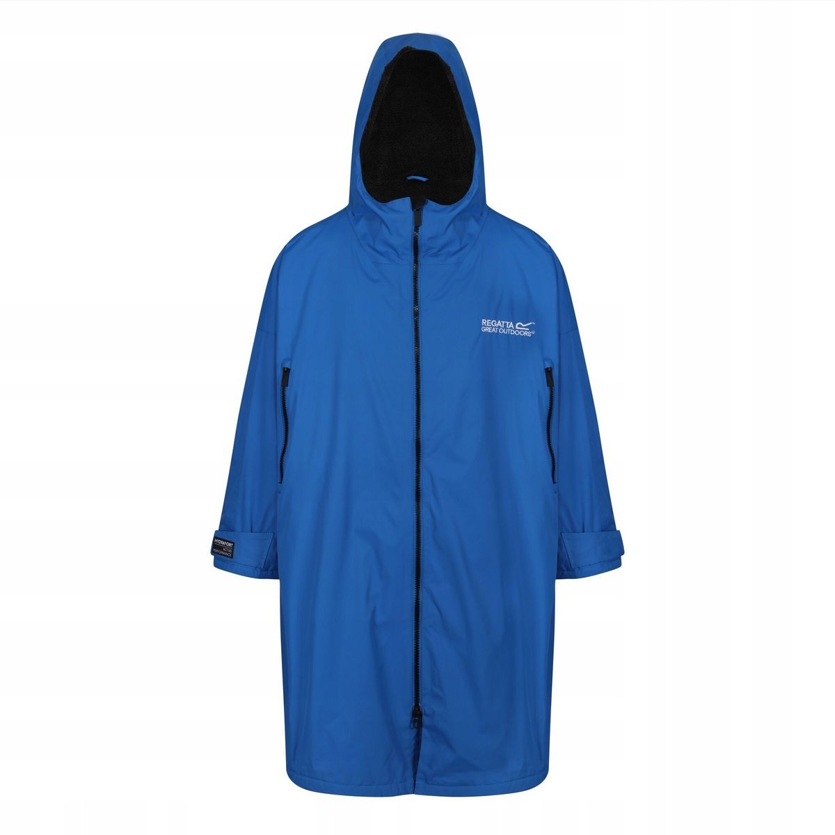 REGATTA NIEBIESKI PŁASZCZ PRZECIWDESZCZOWY Z KAPTUREM OCIEPLANY L/XL J9A