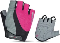 Rękawiczki rowerowe - Rękawiczki rower Verso damskie SB-01-8505-B różowe - miniaturka - grafika 1