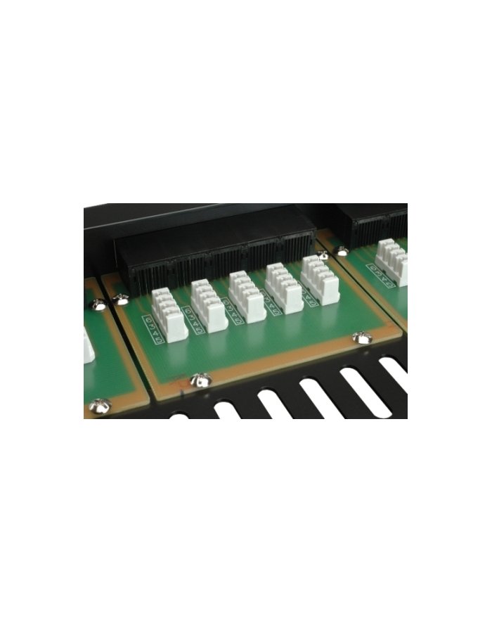 Solarix ISDN panel 25 x RJ45 1U, Czarny SX25-ISDN-BK