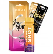 Balsamy i kremy do opalania - Soleo So Glam 3x15ml Przyspieszacz Opalania + Gratisy - miniaturka - grafika 1