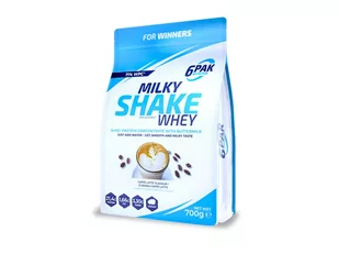 6PAK, Odżywka białkowa, Milky Shake Whey, jagoda, 700 g - Odżywki białkowe - miniaturka - grafika 1