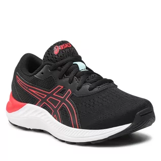 Buty dla chłopców - Buty Asics - Gel-Excite 8 Gs 1014A201 Black/Electric Red 009 - grafika 1