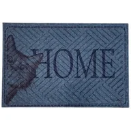 Wycieraczki - Wycieraczka materiałowa Home 40 х 60 cm niebieski - miniaturka - grafika 1