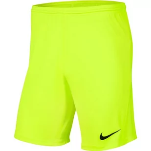 Nike, Spodenki męskie, Park III BV6855 702, żółty, rozmiar XXL - Spodenki męskie - miniaturka - grafika 1