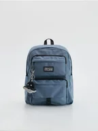 Plecaki - Reserved - Plecak z brelokiem - granatowy - miniaturka - grafika 1