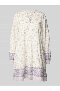 Sukienka casualowa rozkloszowana ze wzorem na całej powierzchni - Pepe Jeans - Sukienki - miniaturka - grafika 1