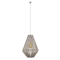 Lampy sufitowe - Lampa zwisająca Hagata 5127 Shilo zwis do salonu cage regulowana beżowy - miniaturka - grafika 1
