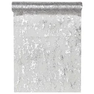 Dekoracje i nakrycia stołu na imprezę - SANTEX Bieżnik "Błyszczący, srebrny", SANTEX, 500 x 28 cm SX4721-4 - miniaturka - grafika 1