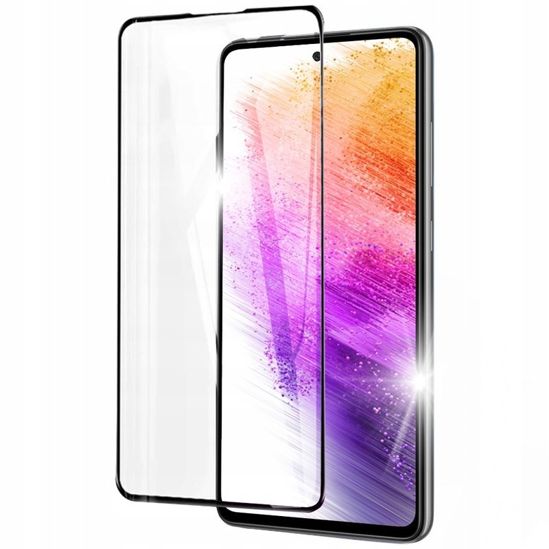 SZKŁO HARTOWANE 5D OCHRONNE PEŁNE CAŁY EKRAN Z RAMKĄ DO SAMSUNG GALAXY A73