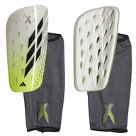 Piłka nożna - Nagolenniki adidas X SG LGE HF9741 biały L - miniaturka - grafika 1