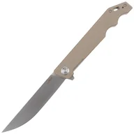 Noże - Nóż składany Kubey Knife Pylades Tan G10, Satin AUS-10 (KU253E) - miniaturka - grafika 1