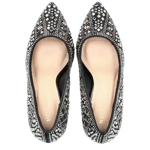 Szpilki z kryształkami - MENBUR 24682 CZARNE - Czółenka - miniaturka - grafika 9