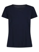Koszulki sportowe damskie - cmp Koszulka funkcyjna w kolorze granatowym - miniaturka - grafika 1