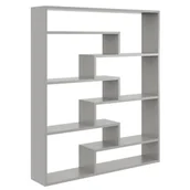 Półki do salonu - Szary minimalistyczny regał wiszący lub stojący E9-E78 - miniaturka - grafika 1