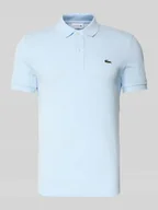 Koszulki męskie - Koszulka polo o kroju slim fit z czystej bawełny - miniaturka - grafika 1