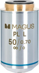 Mikroskop Magus Obiektyw MAGUS 50PLL 50/0,70 Plan L WD 3,68 mm - Mikroskopy i lupy - miniaturka - grafika 1
