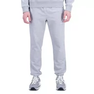 Spodnie sportowe męskie - Spodnie New Balance MP31539AG - szare - miniaturka - grafika 1