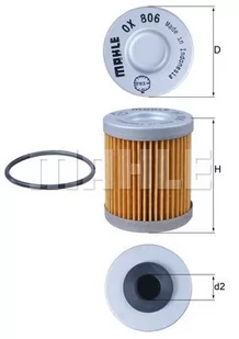 Filtr oleju Mahle OX 806D - Filtry oleju - miniaturka - grafika 1