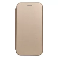 Etui i futerały do telefonów - Forcell Kabura Book Elegance do SAMSUNG A12 złoty - miniaturka - grafika 1