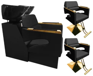 Zestaw Gaja myjnia fryzjerska i 2x fotel fryzjerski hydrauliczny obrotowy podnóżek do salonu fryzjerskiego myjka ruchoma misa armatura bateria słuchawka - Meble fryzjerskie Zestaw Gaja myjnia fryzjerska i 2x fotel fryzjerski hydrauliczny obrotowy podnóżek do salonu fryzjerskiego myjka ruchoma misa armatura bateria słuchawka - Meble fryzjerskie - miniaturka - grafika 1