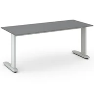 Biurka - B2B Partner Biurko Flexible 1800 x 800 mm, antracyt 468260 - miniaturka - grafika 1