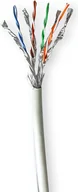 Kable miedziane - Kabel sieciowy w rolkach CAT7 Solid S/FTP Czysta miedź 305,0 m Wewnętrzny Okrągły LSZH Szary Pudełko - miniaturka - grafika 1