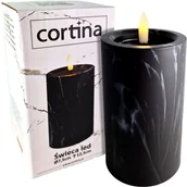 Świece - ŚWIECA LED EFEKT PŁOMIENIA NA BATERIE 12,5CM WKŁAD ZNICZ ŚWIECZKA PŁOMIEŃ - miniaturka - grafika 1