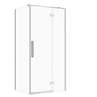 Kabiny prysznicowe - Kabina prysznicowa Cersanit Crea 100x80x200 prostokątna prawa chrom transparentne S601-206 - miniaturka - grafika 1