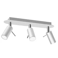 Lampy ścienne - Milagro Lampa sufitowa PRESTON WHITE/CHROME 3x mini GU10 MLP7616 - miniaturka - grafika 1