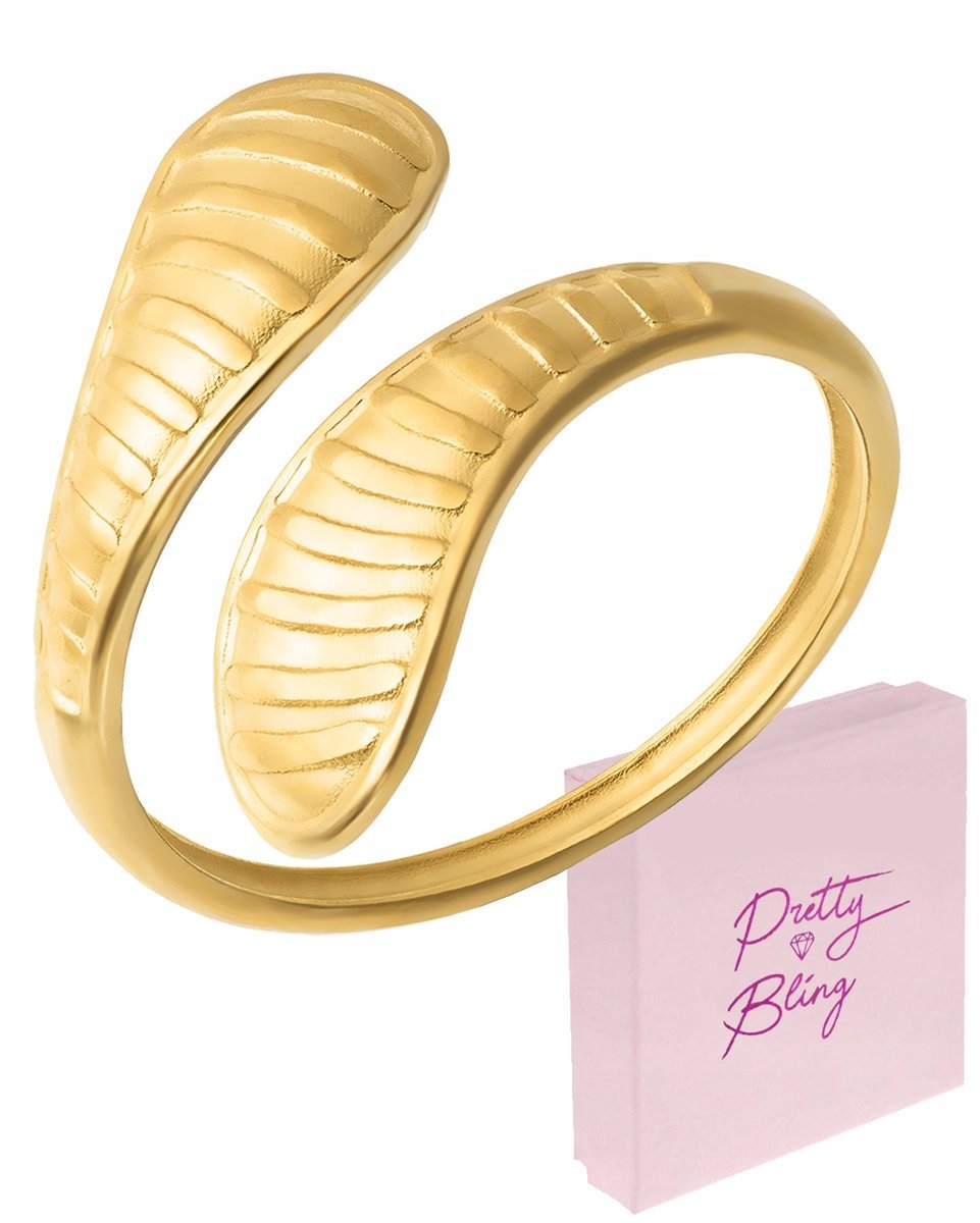 Pierścionek damski ozdobny WĄŻ regulowany kolory stal chirurgiczna 316L