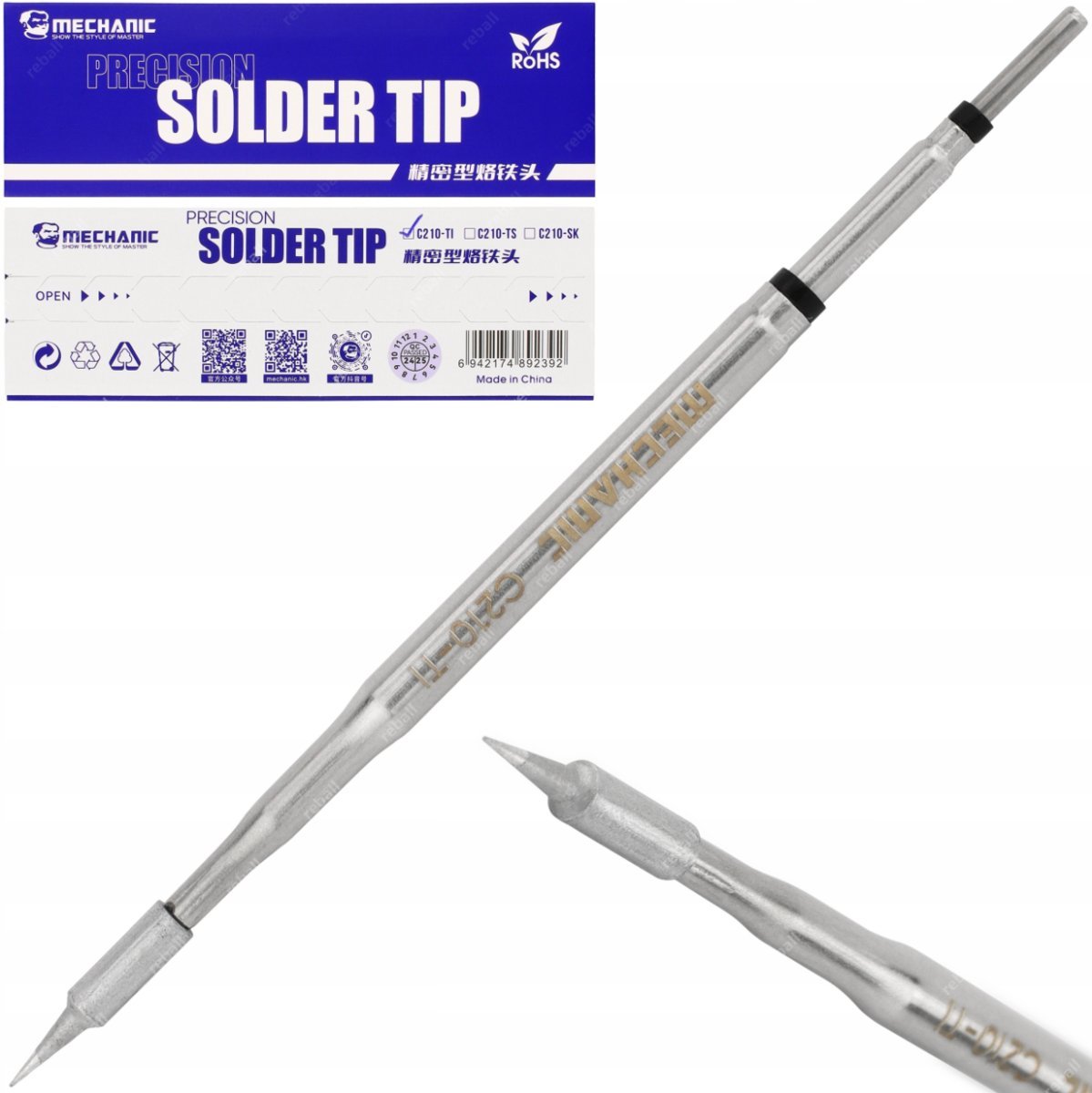 MECHANIC C210-TI Grot lutowniczy stożek do stacji lutowniczych