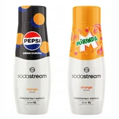 Syropy i koncentraty owocowe - Zestaw 2 koncentratów, syropy do wody. Sodastream Pepsi MAX Mango + Mirinda - miniaturka - grafika 1