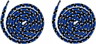 CZARNE + NIEBIESKIE Sznurówki do Butów Outdoor Adidasów Sznurowadła 120 cm - Akcesoria obuwnicze CZARNE + NIEBIESKIE Sznurówki do Butów Outdoor Adidasów Sznurowadła 120 cm - Akcesoria obuwnicze - miniaturka - grafika 1