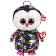 Maskotki i pluszaki - Ty Inc Fashion Sequins OWEN cekinowy plecak sowa 95023 - miniaturka - grafika 1