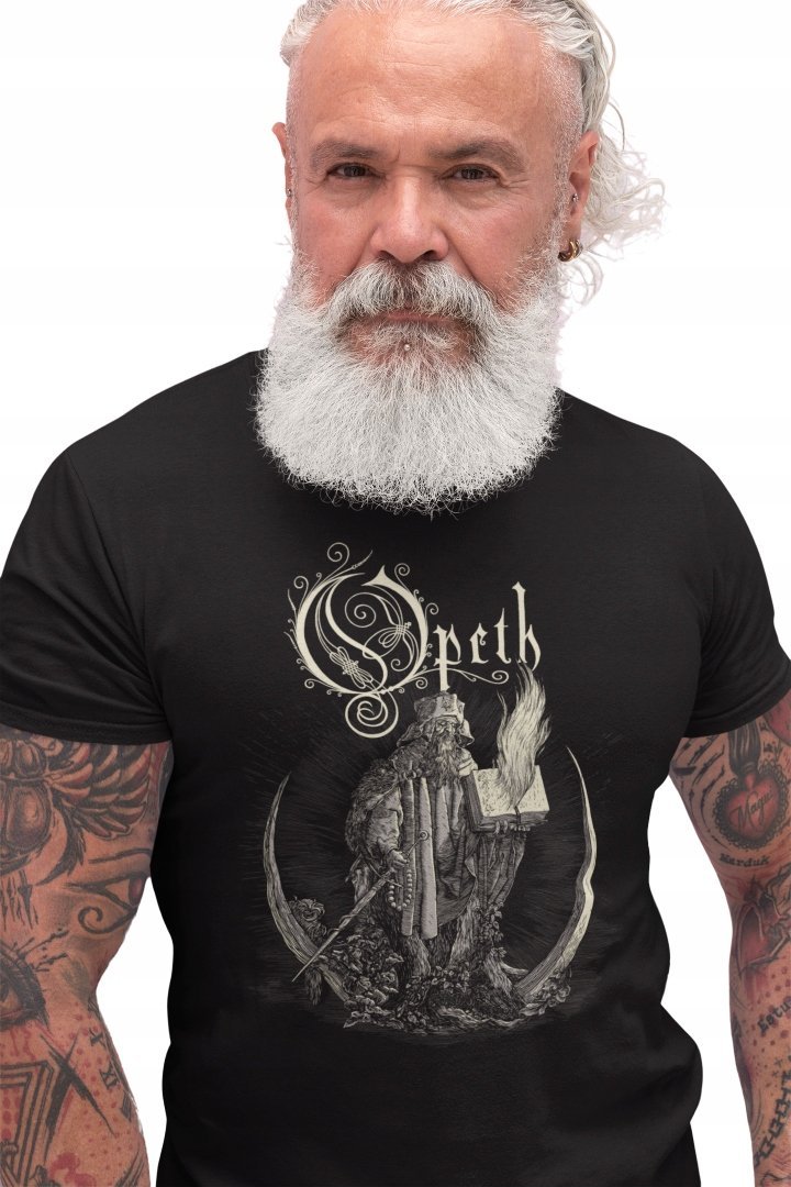 OPETH Koszulka T-Shirt Męski czarny death progressive rock metal L