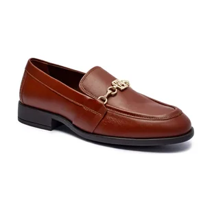 Tommy Hilfiger Skórzane loafersy - Półbuty damskie - miniaturka - grafika 1